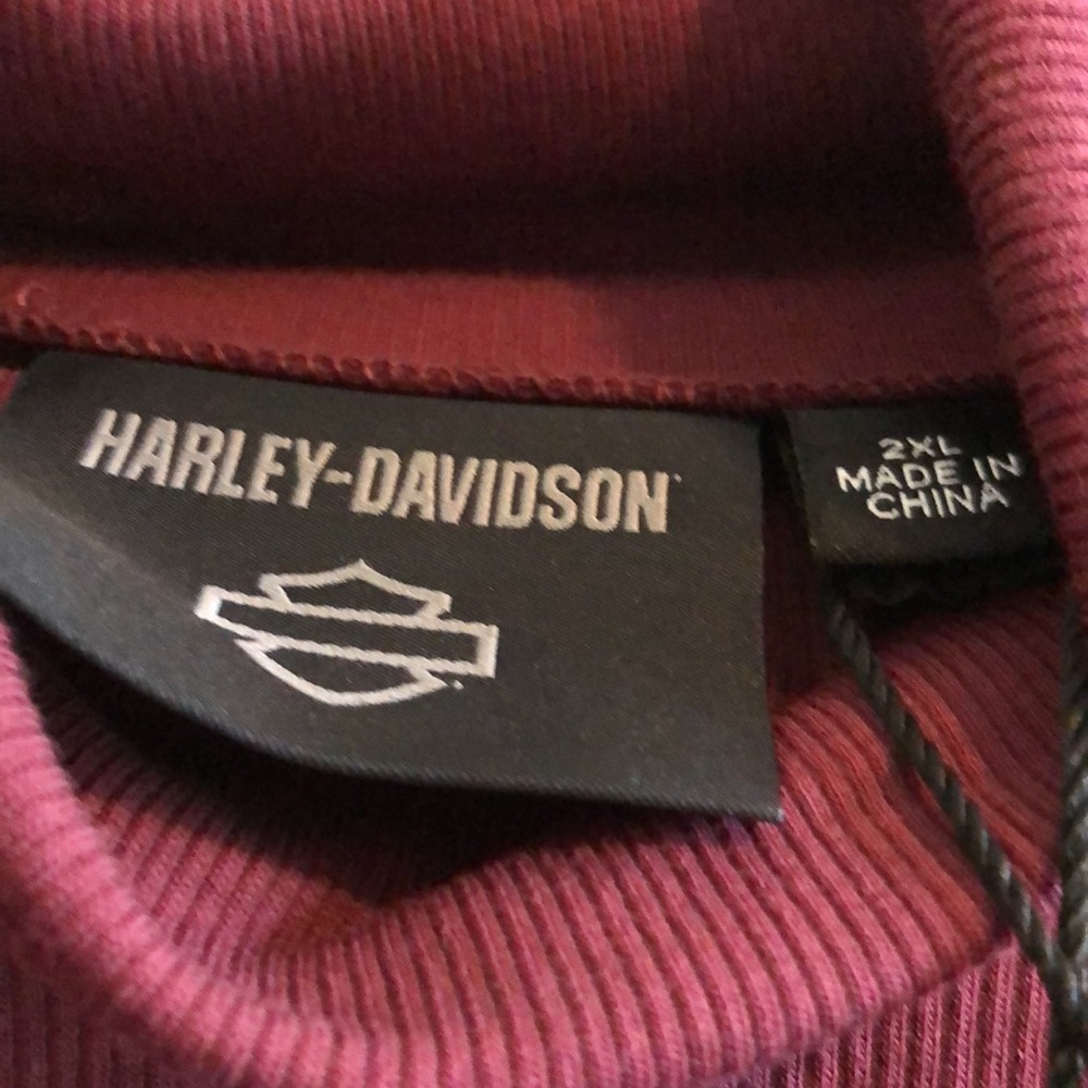 Harley-Davidson Ribbed Knit Turtleneck Sweater - Picture 5 of 9